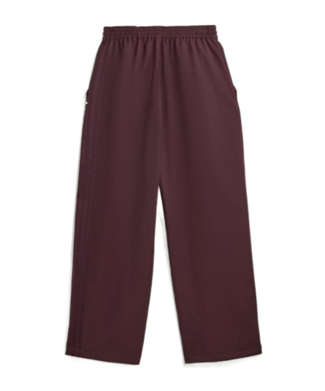Y-3 3-stripes Track Pants In Burgundy