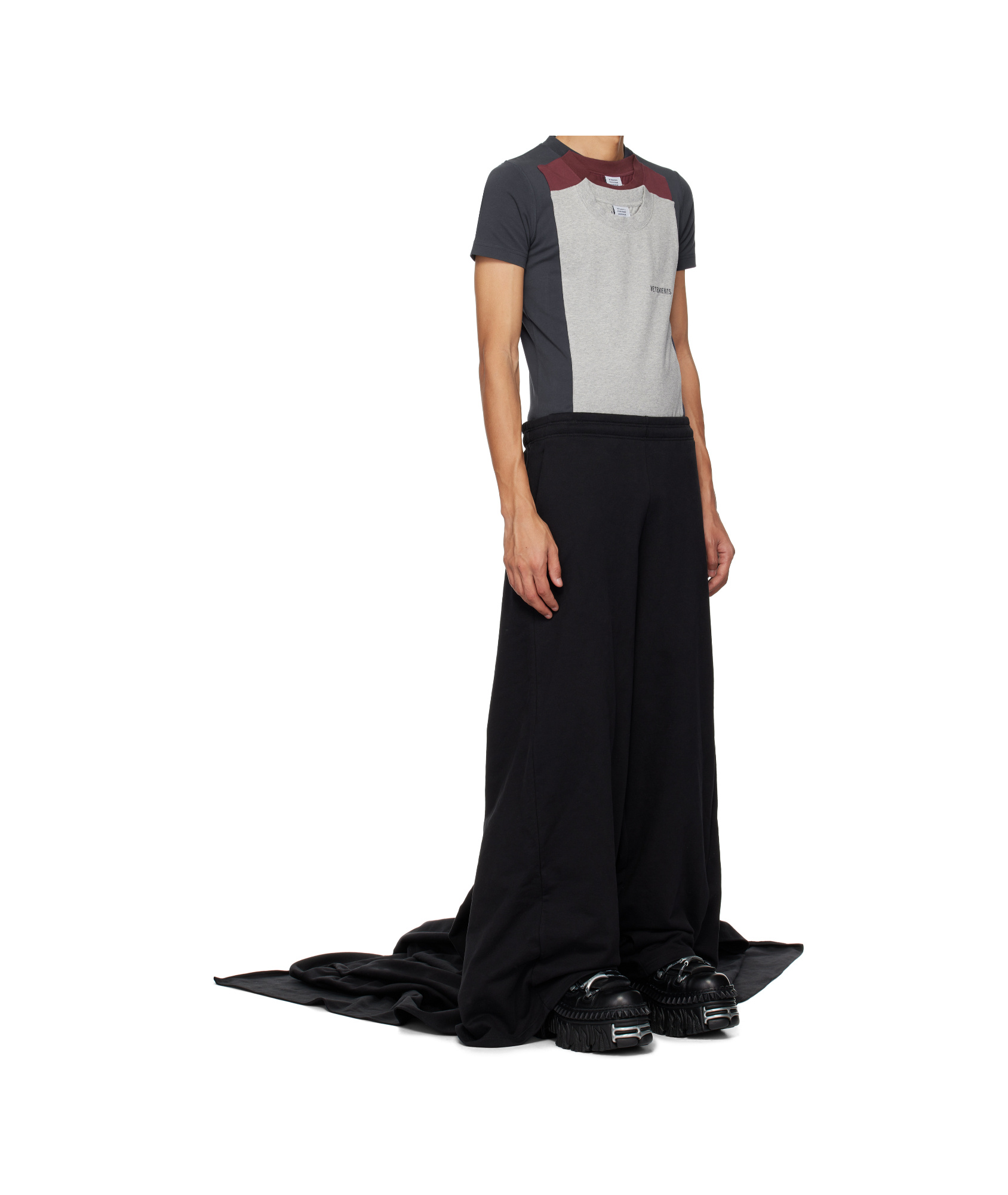 Vetements Black Runway Train Sweatpants In Black