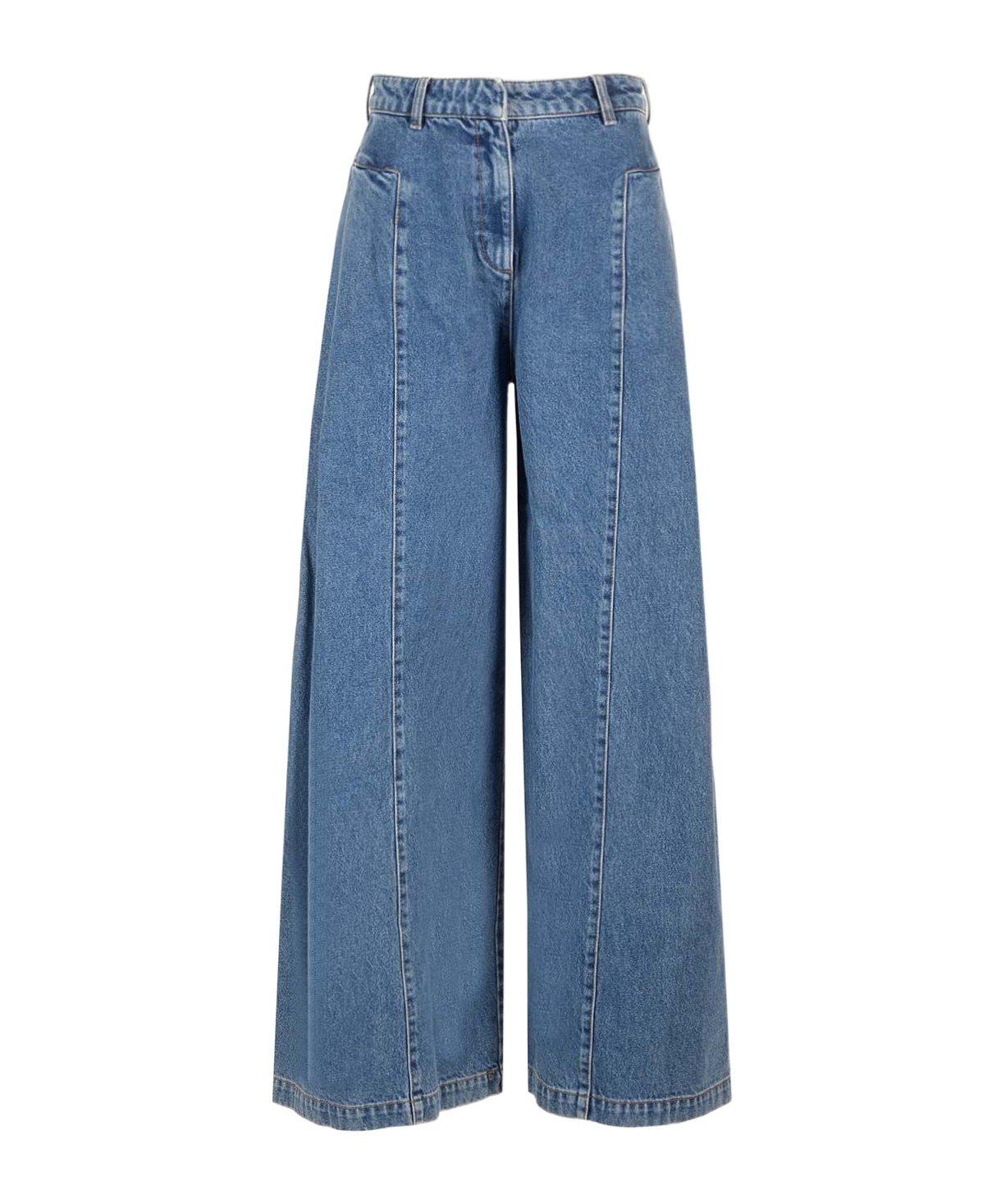 Remain Birger Christensen Wide Leg Jeans Blue