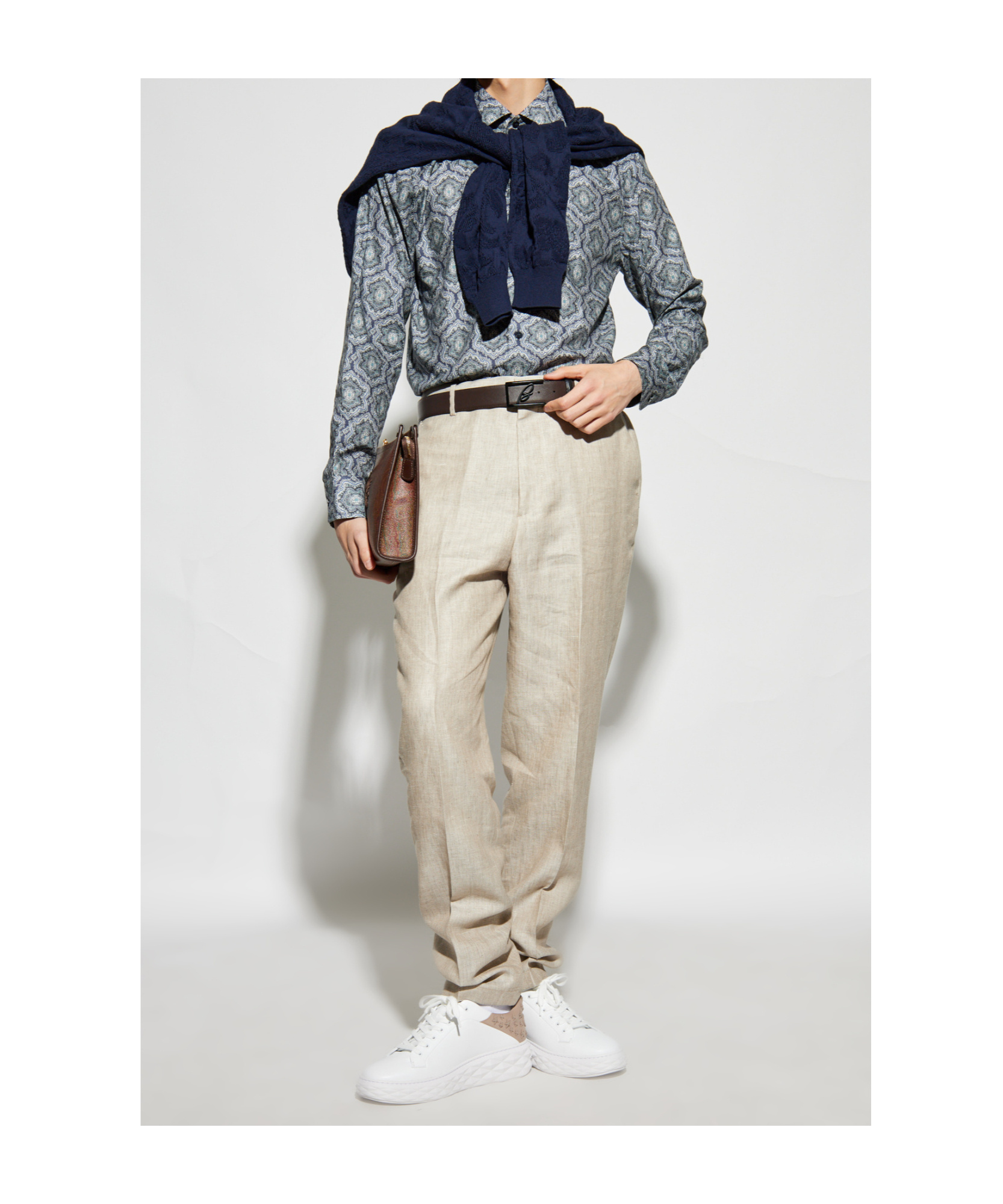 Etro Geometric Pattern Long-sleeved Shirt