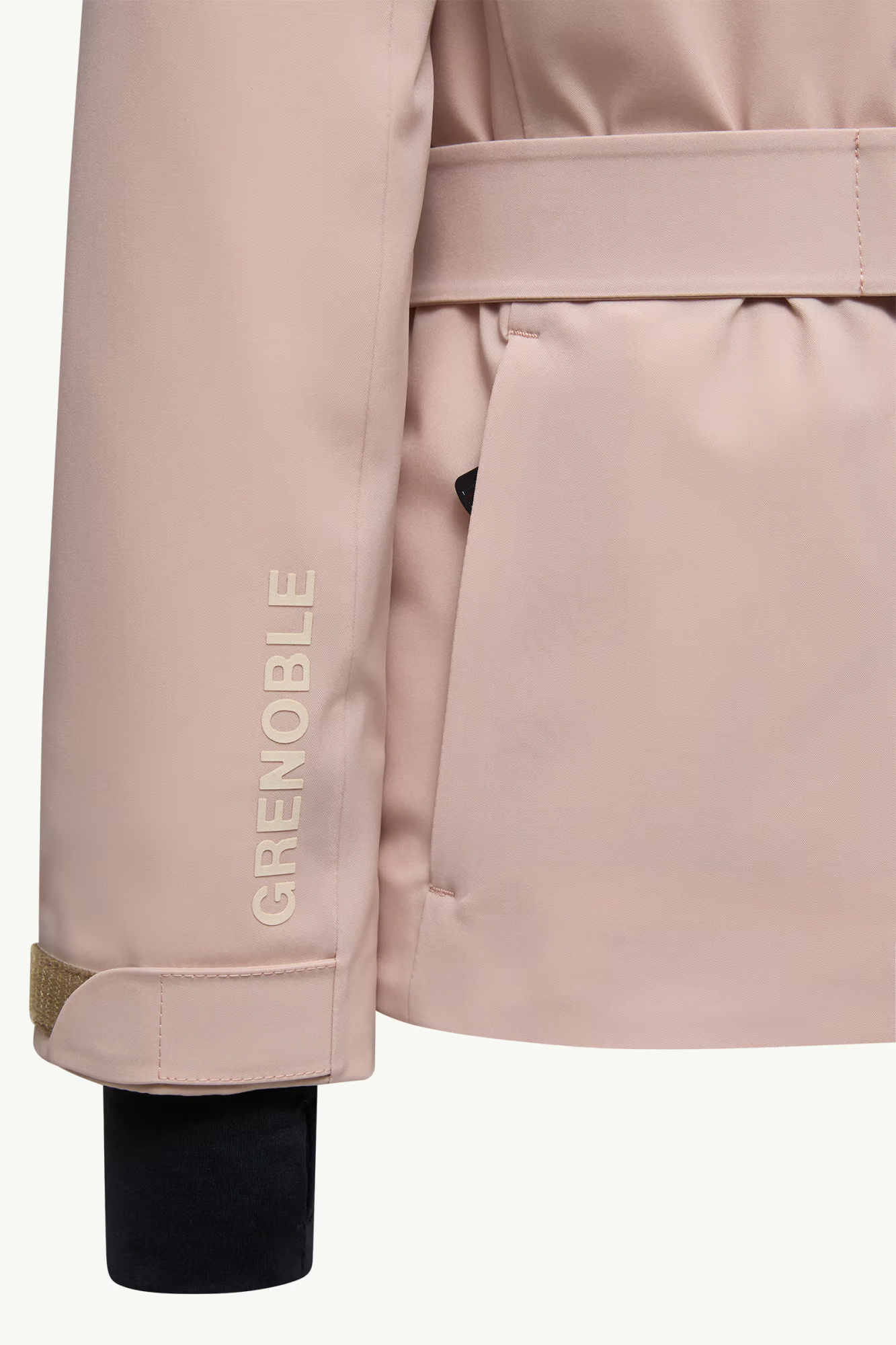 Moncler Yoline Hooded Down Ski Jacket In Pink