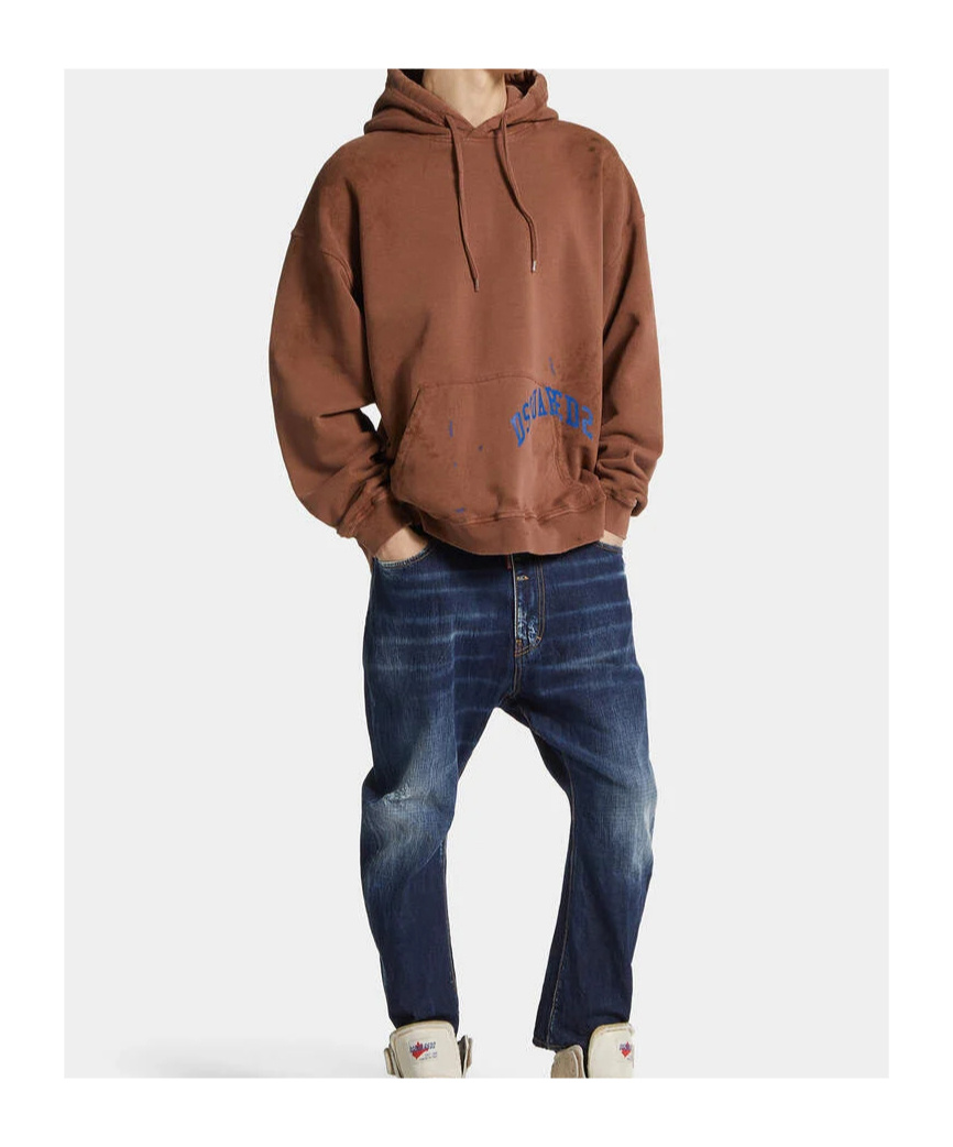 Dsquared2 Loose Fit Sweatshirt In Brown