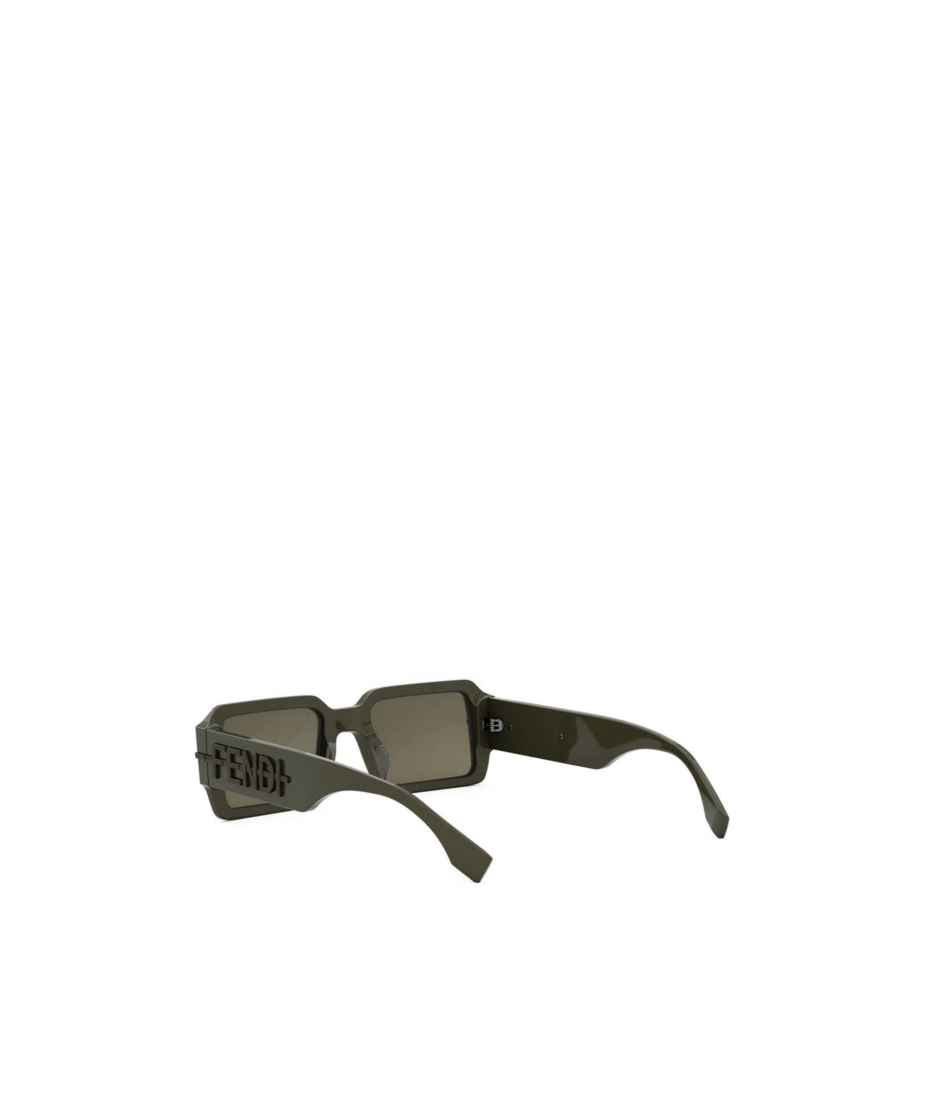Fendi Fe40073u Graphy 96n Green Sunglasses In Gray