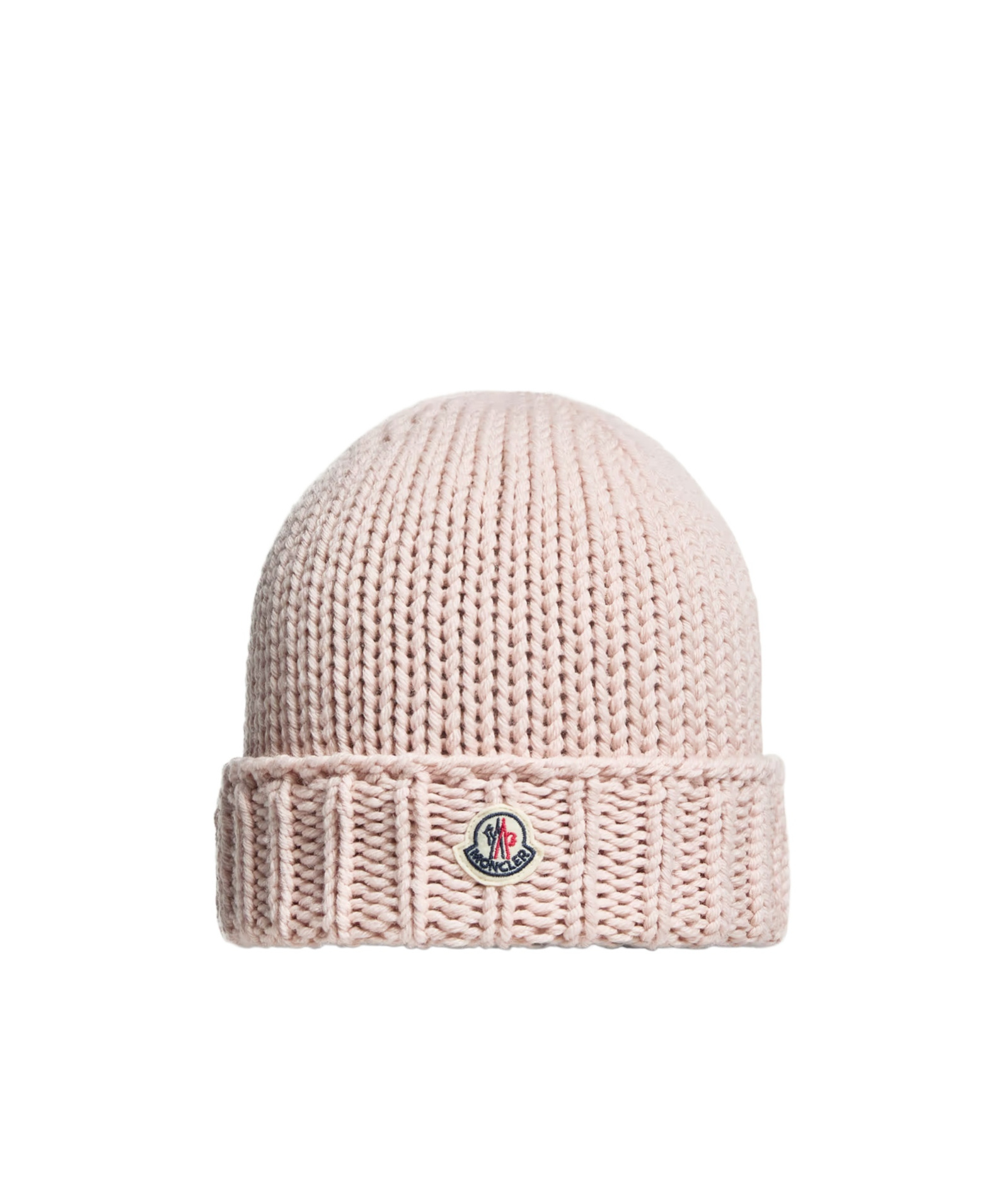 Moncler Wool Beanie In Pink