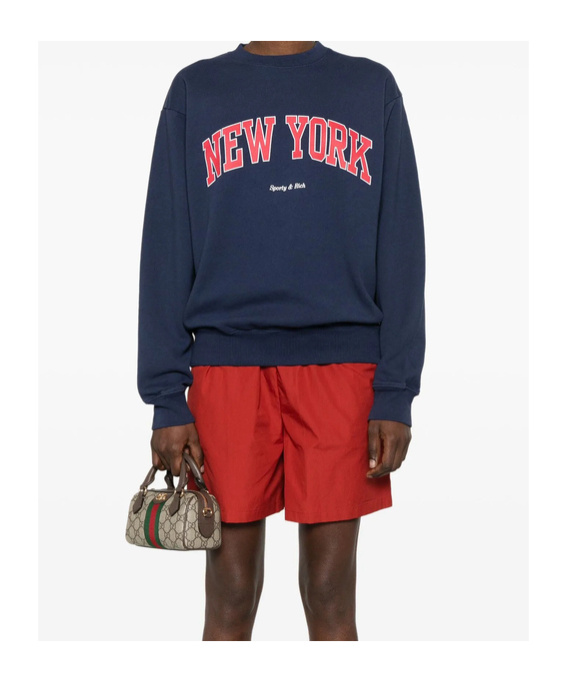 Sporty And Rich Sporty & Rich New York Ivy Sweatshirt In Blue