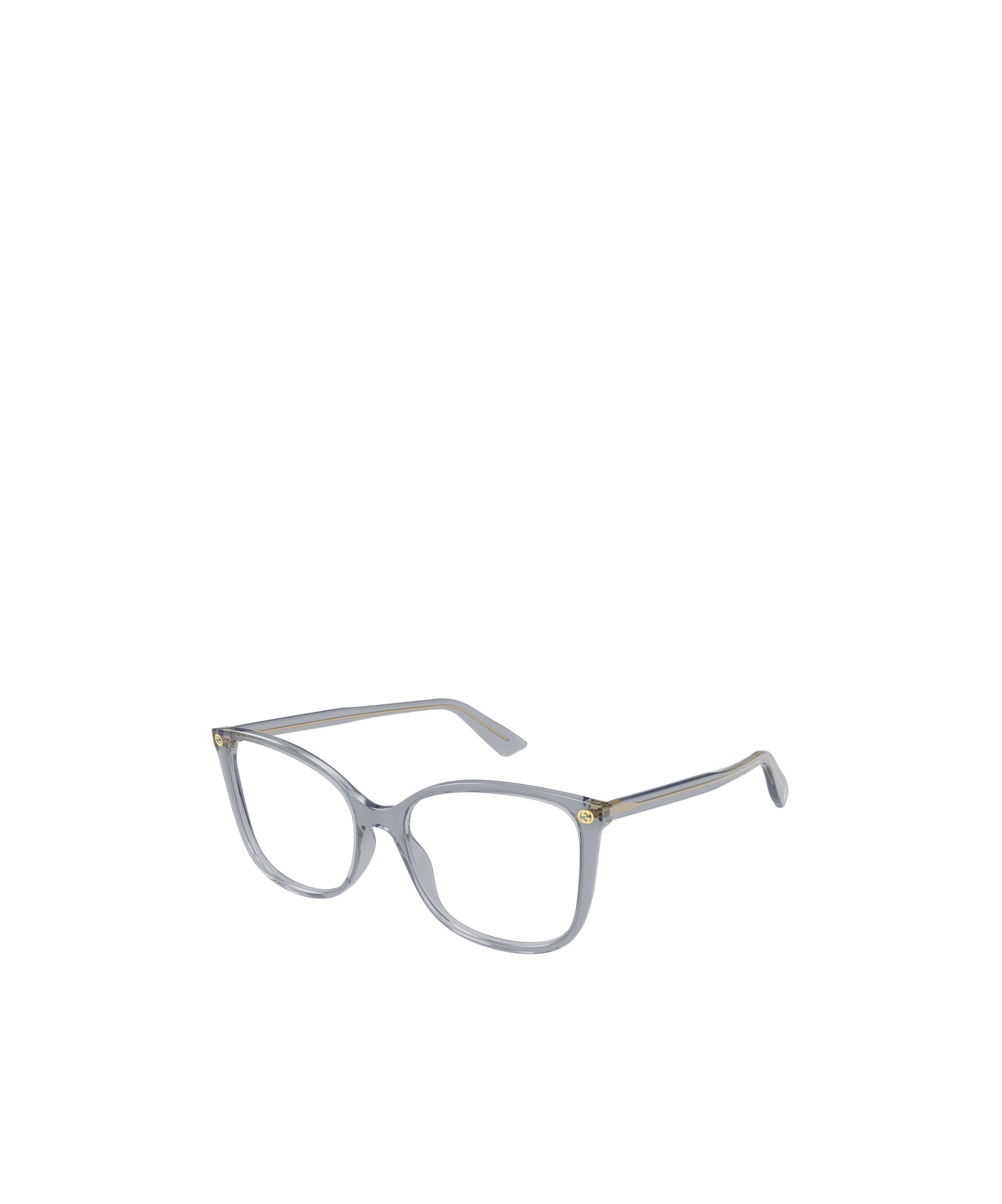 Gucci Geometrically Framed Flat Mirror In Gray