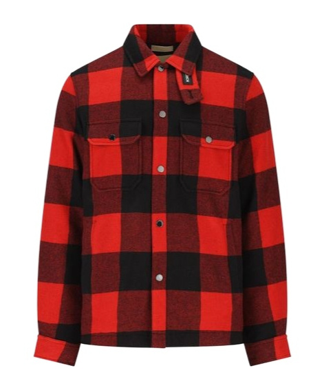 Woolrich Check-pattern Wool-blend Shirt Jacket In Multi
