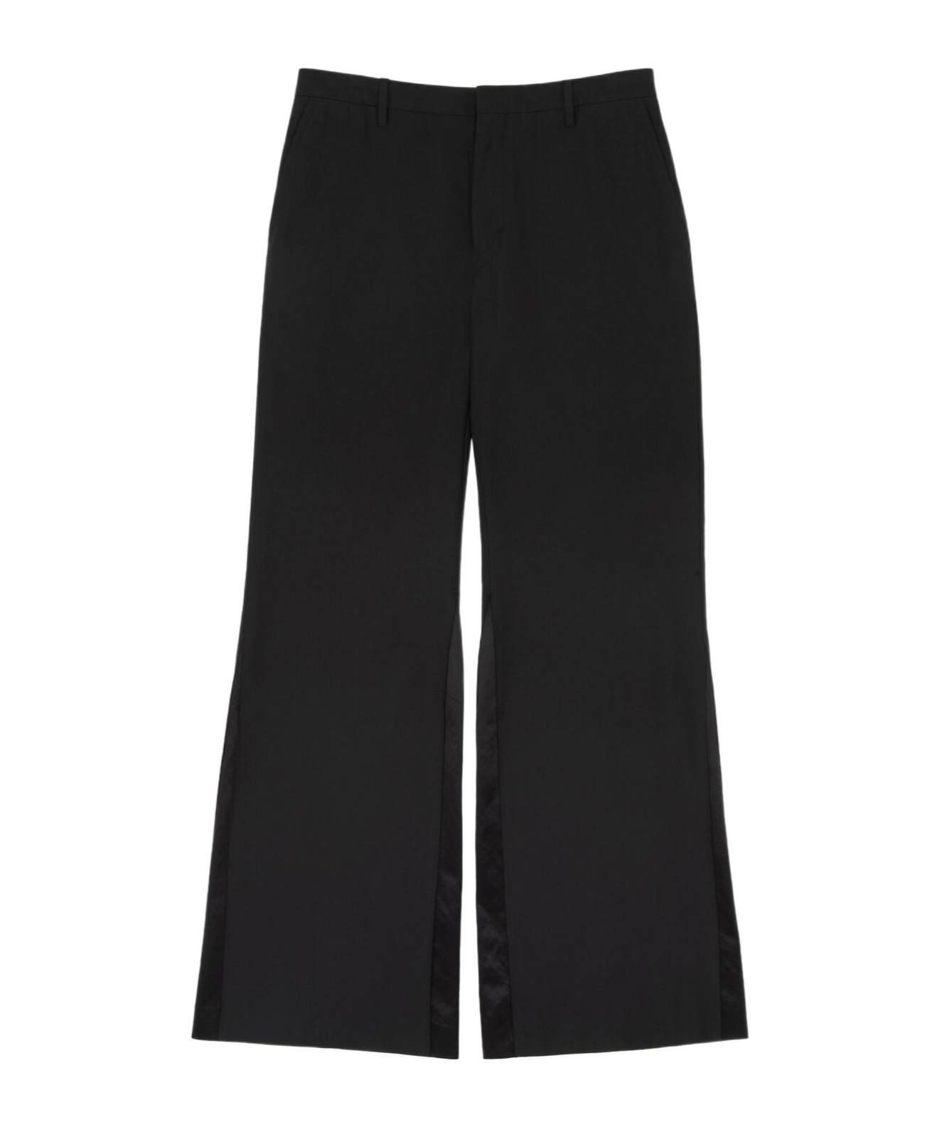 Mm6 Maison Margiela Flared Trousers In Black