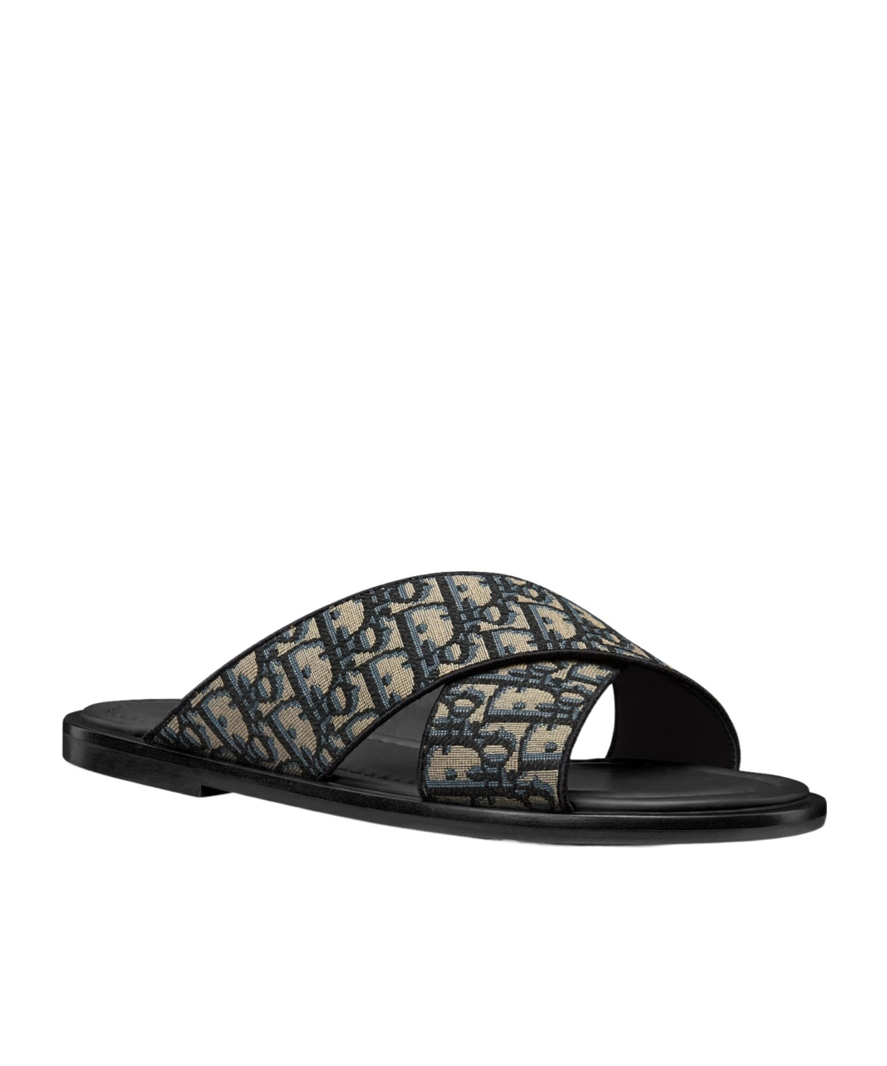 Dior Alias Logo Sandals In Black