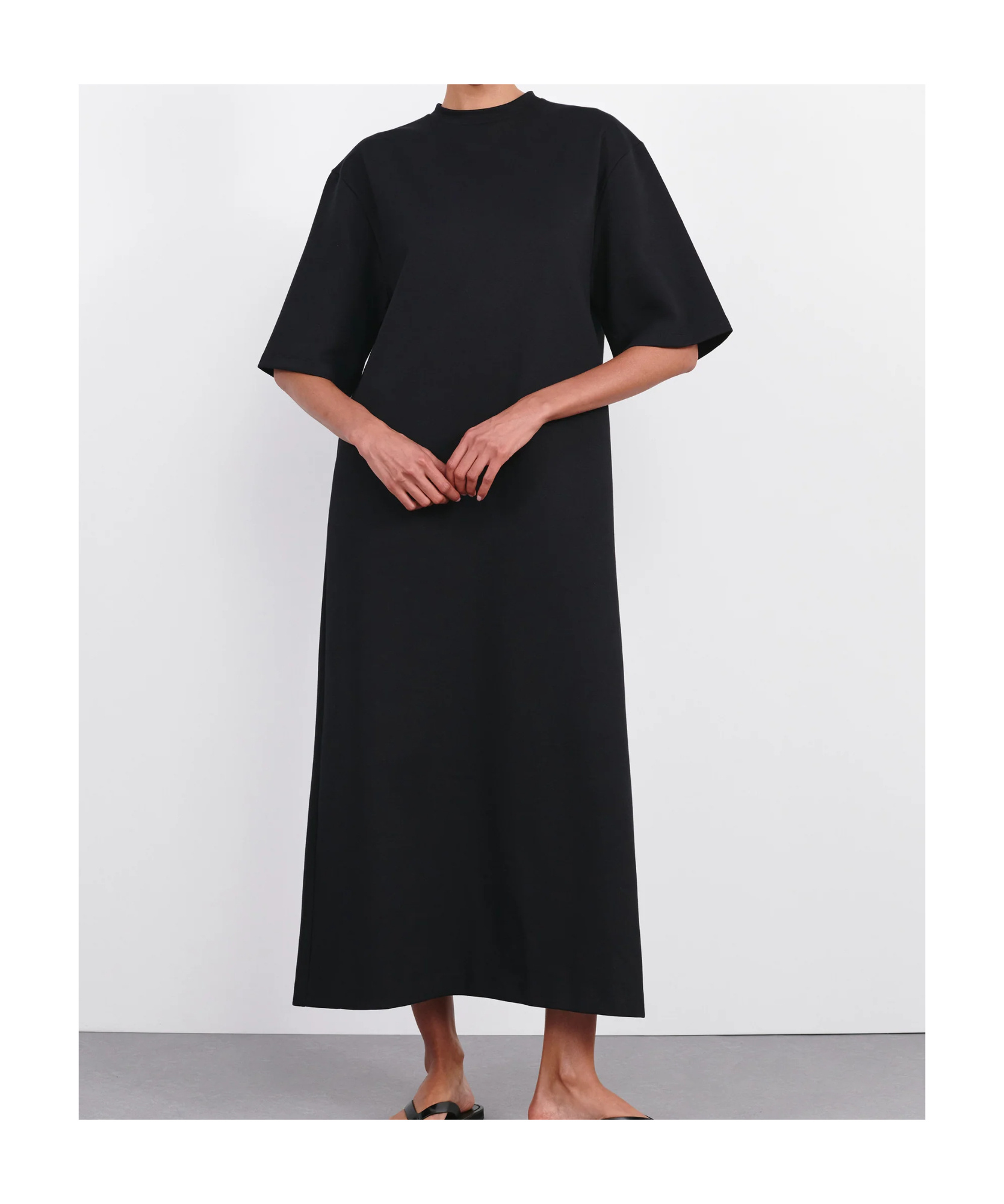 Wardrobe.nyc Ruched Jersey Maxi Dress
