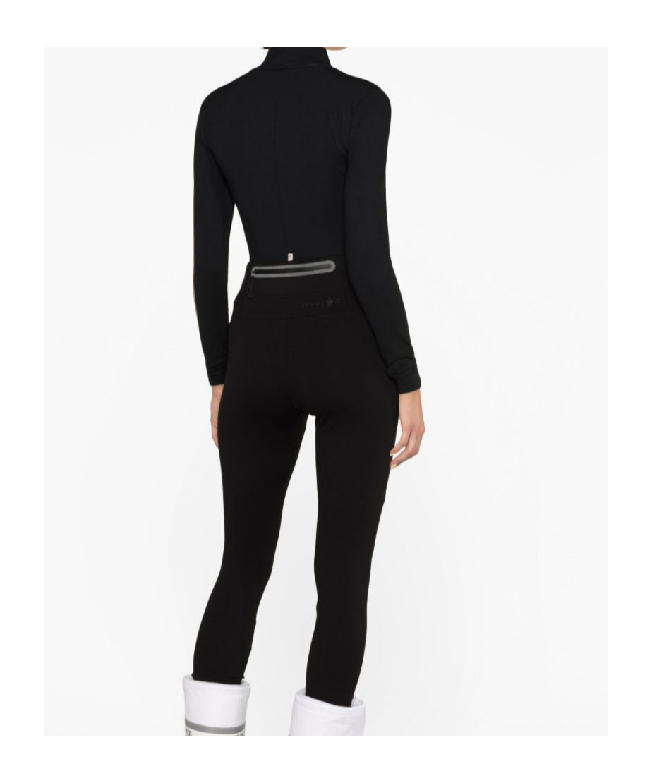 Moncler Technical Jersey Leggings In Black