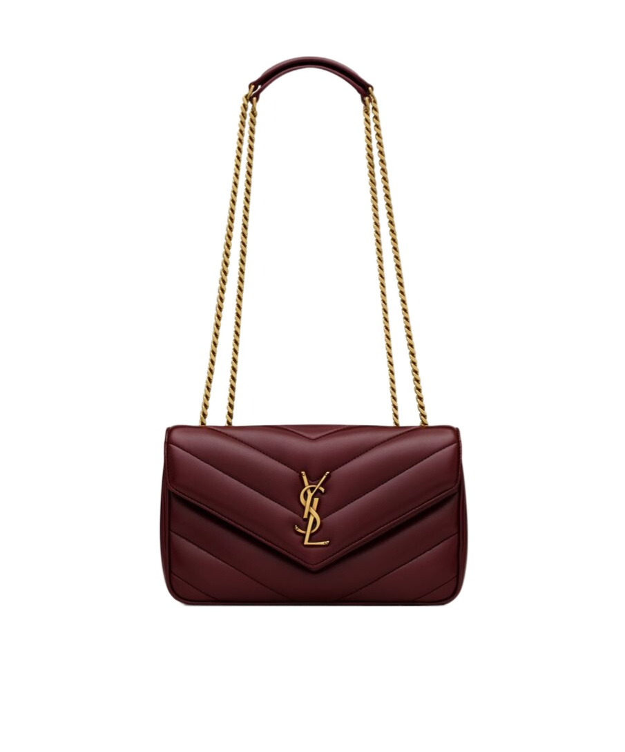 Saint Laurent Loulou Small In Matelassé Lambskin