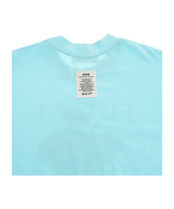 Msgm Short-sleeved T-shirt In Blue