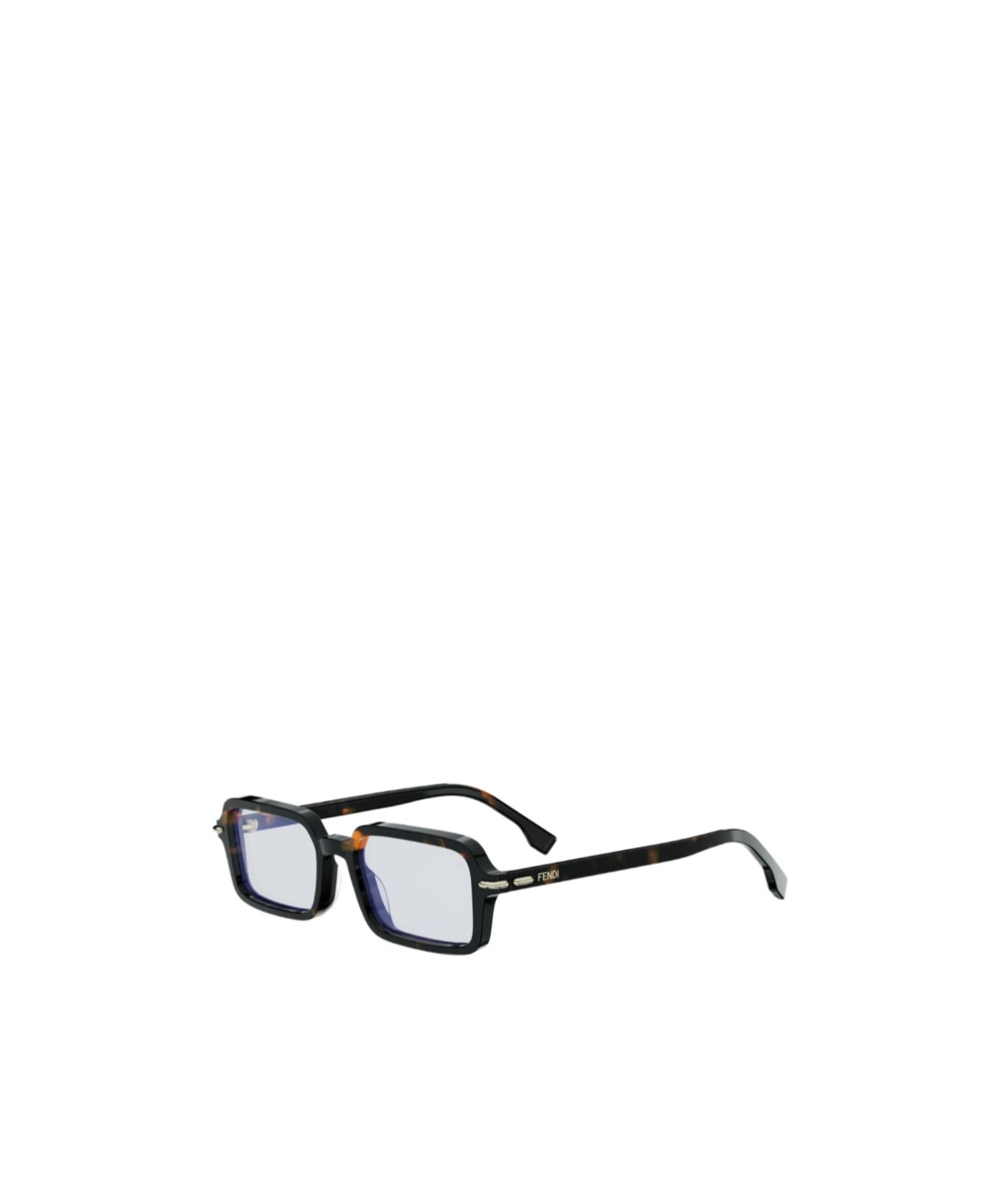 Fendi Rectangular Sunglasses In Brown