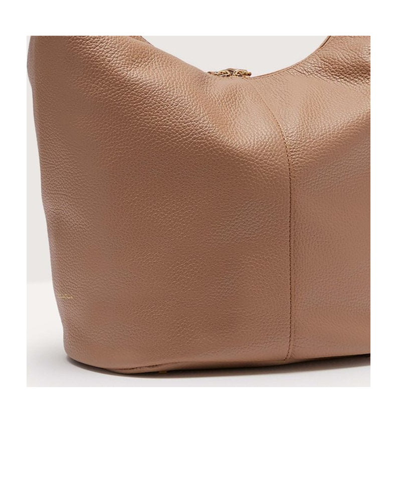 Coccinelle Fernanda Large Shoulder Bag In Brown