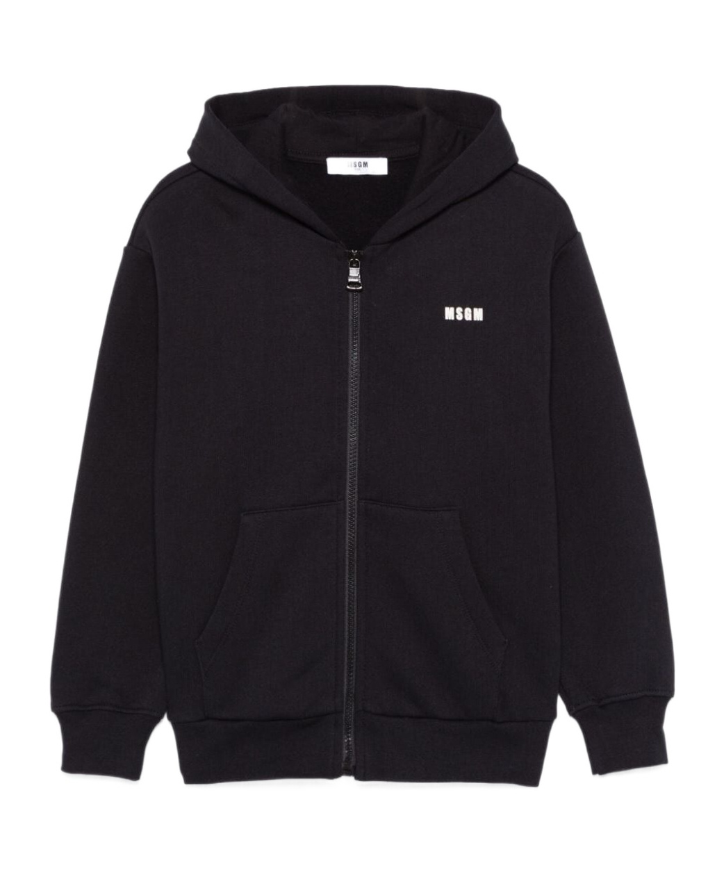 Msgm Logo-print Hoodie In Black