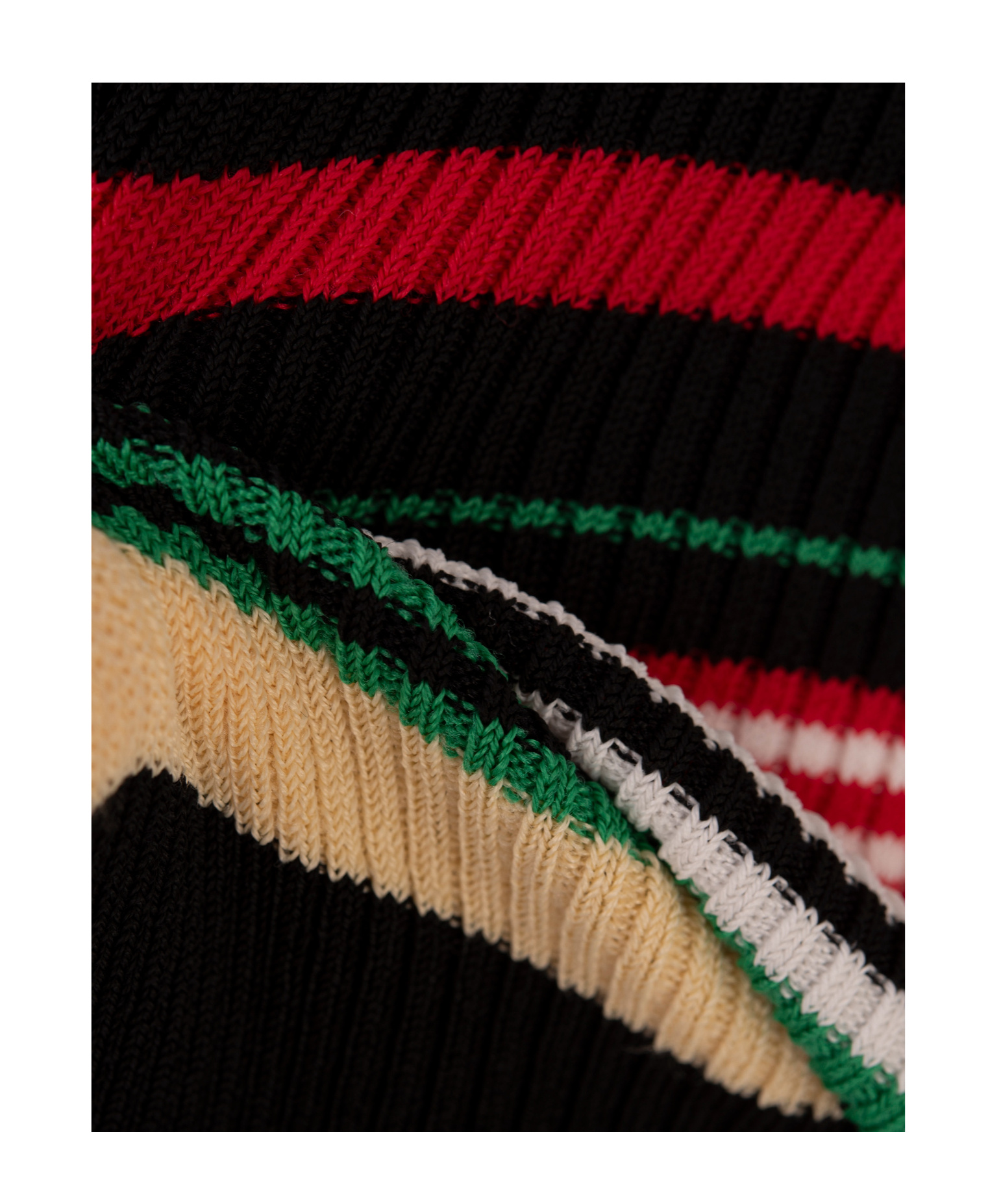 Rabanne Multicolor Striped Polo Style Top In Multicolor