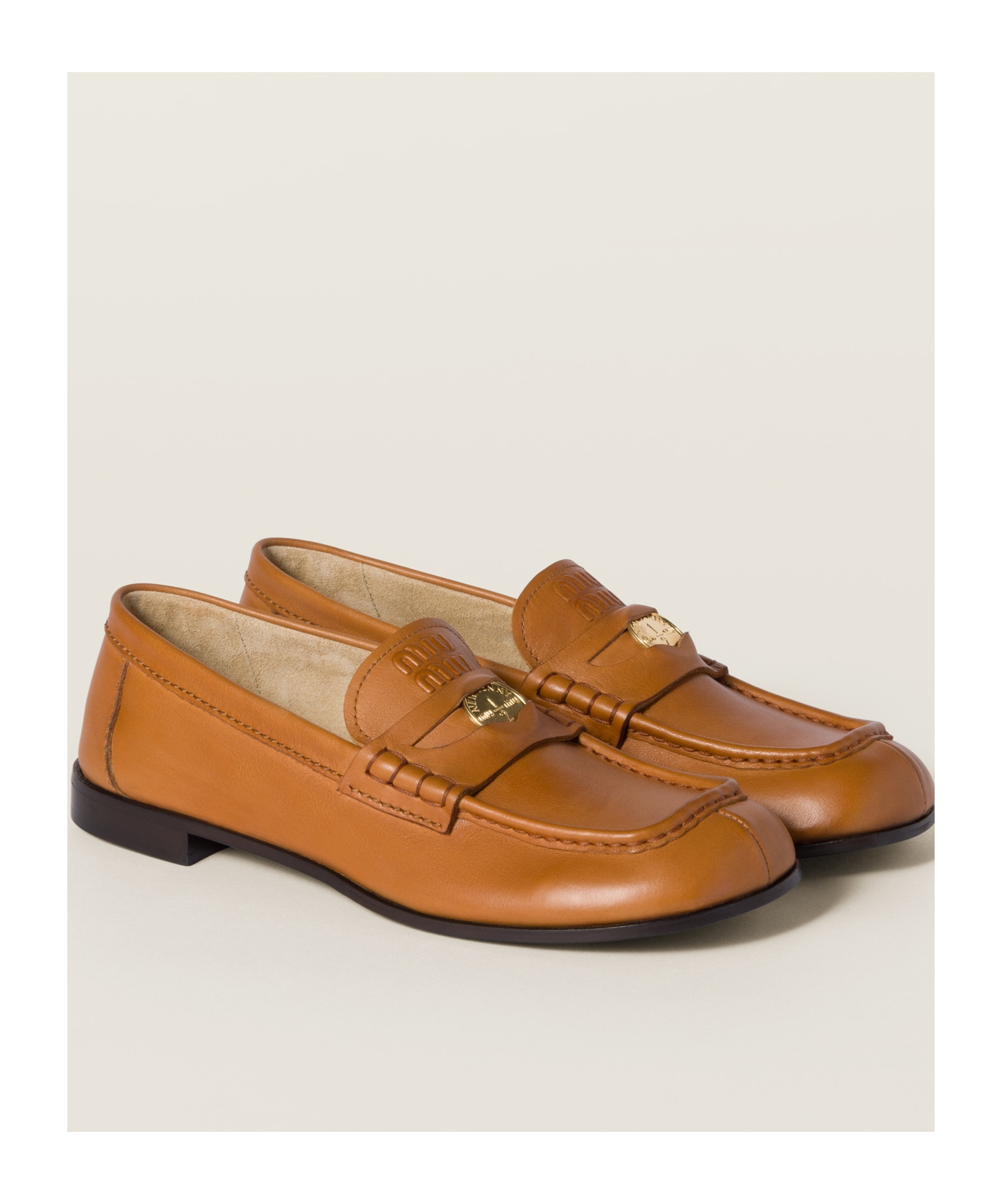 Miu Miu 'penny' Loafers