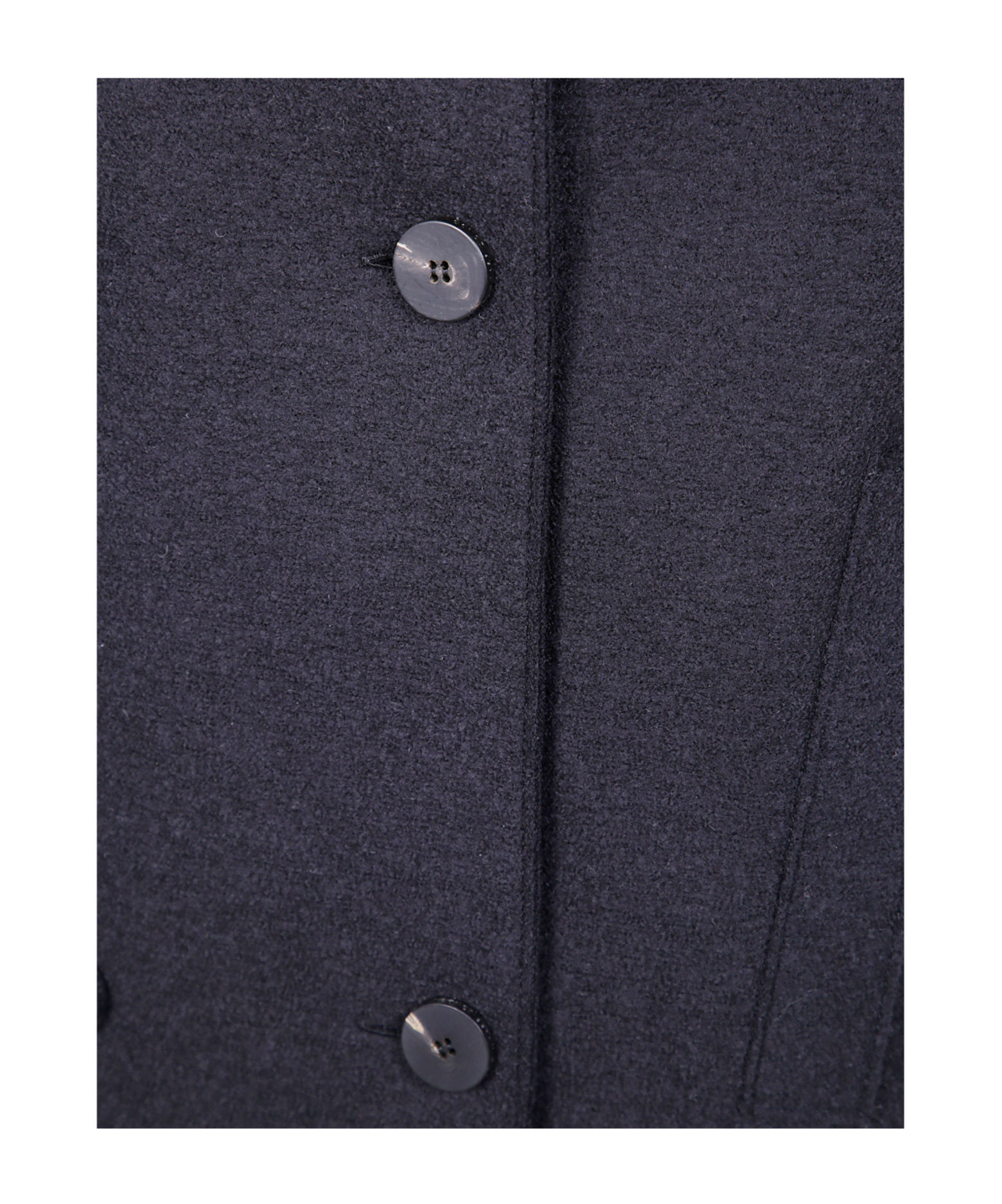 Harris Wharf London Women Cropped Funnel Jacket Pressed Wool In Blue