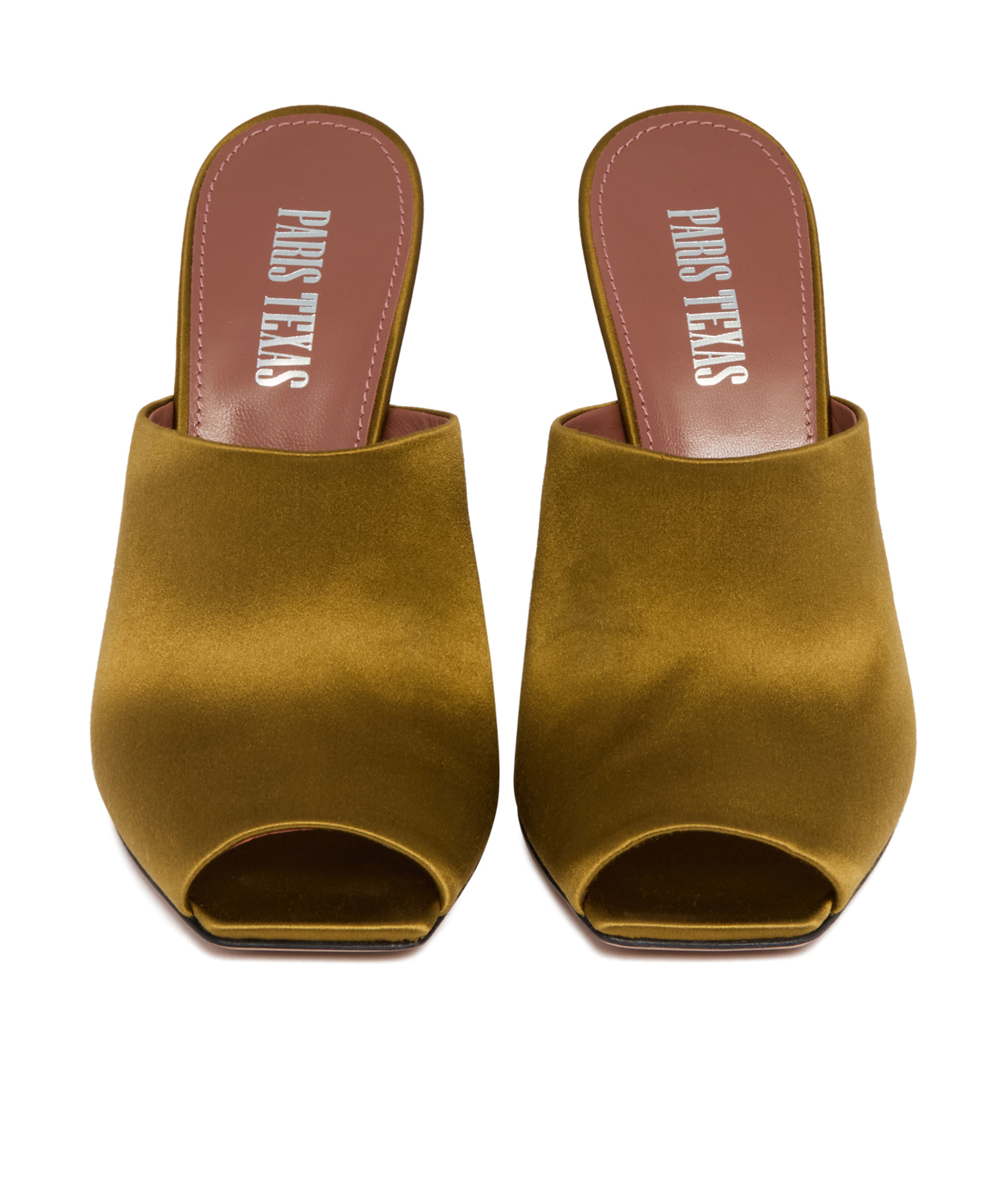 Paris Texas Open-toed Square Toed High-heeled Sandals In Brown