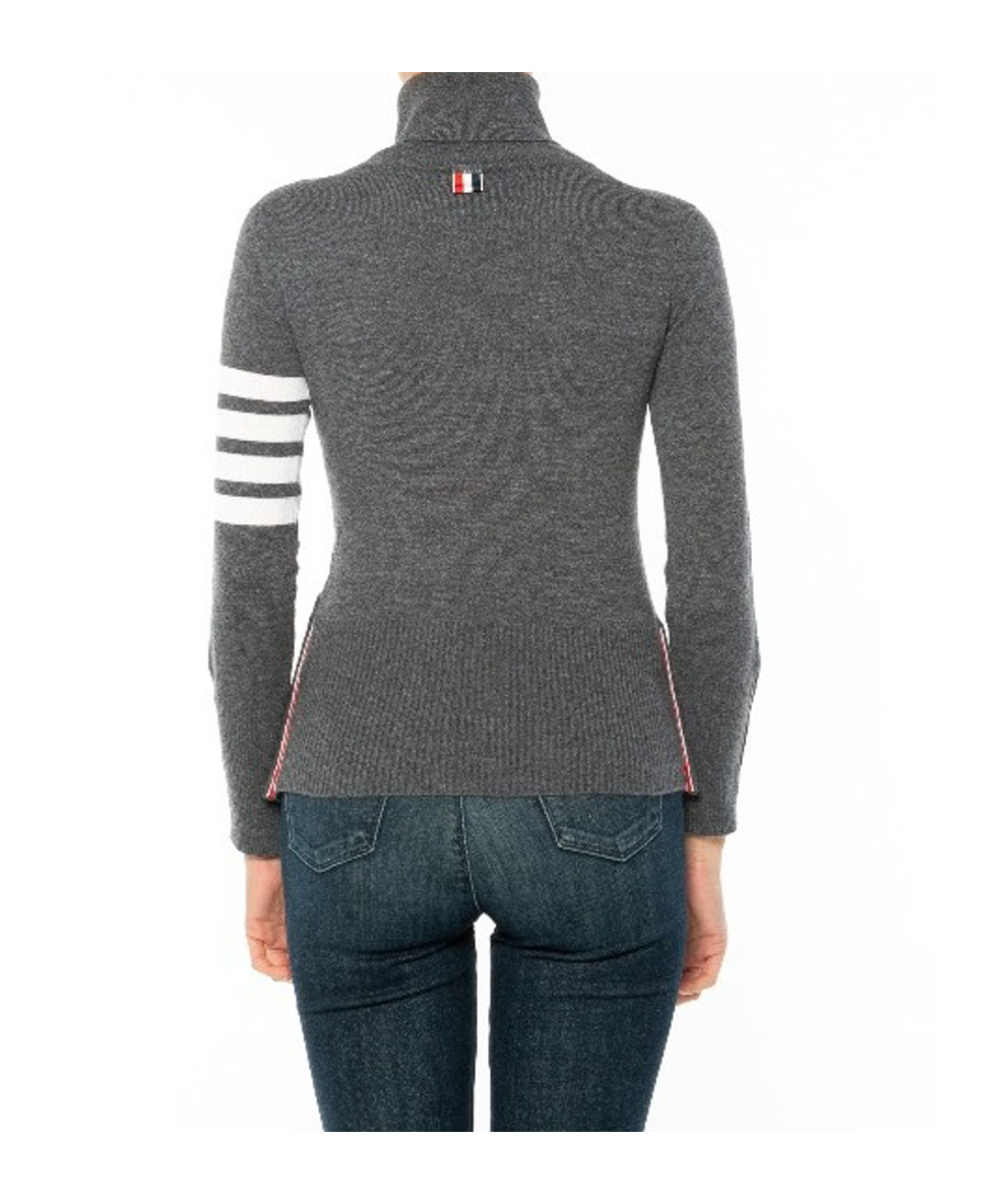 Thom Browne Turtleneck Sweater In Black