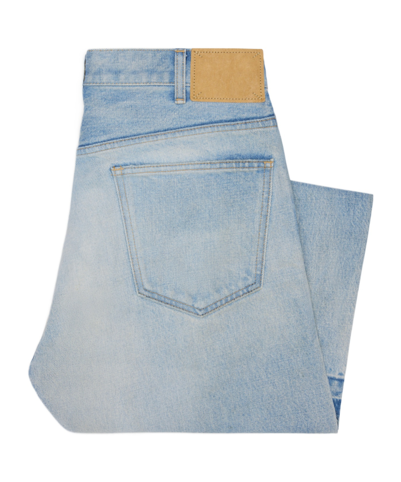 Celine Logo Jeans In Blue