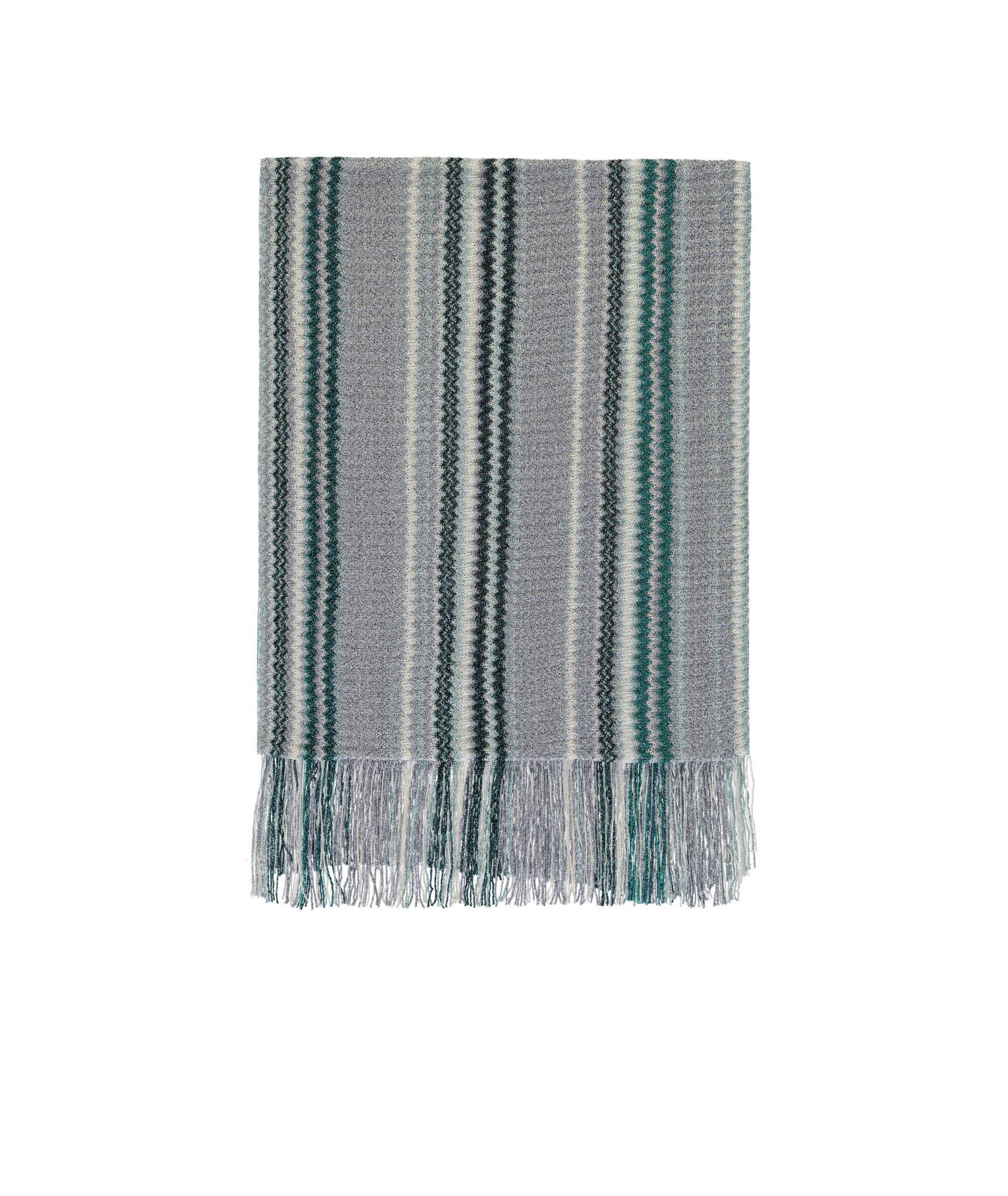 MISSONI ZIG ZAG-PRINT KNITTED SCARF