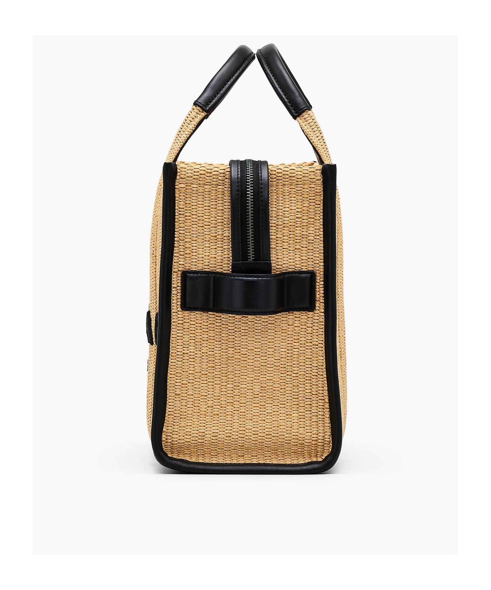 Marc Jacobs The Medium Woven Top Handle Bag In Nude