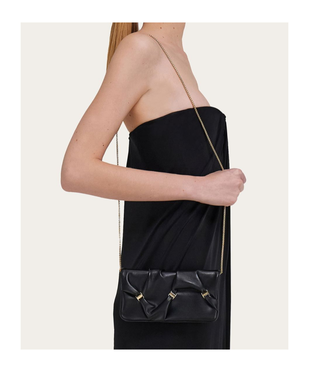 Ferragamo Twisted-detail Wallet-on-chain
