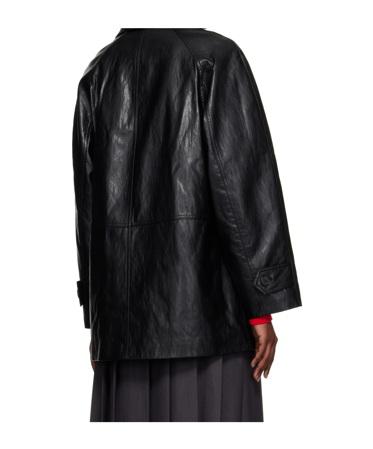 Dunst Button-down Long-sleeved Casual Jacket In Black