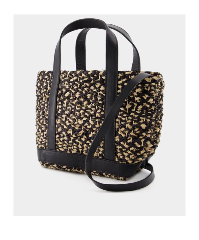 Vanessa Bruno Logo Strap Satchel In Black