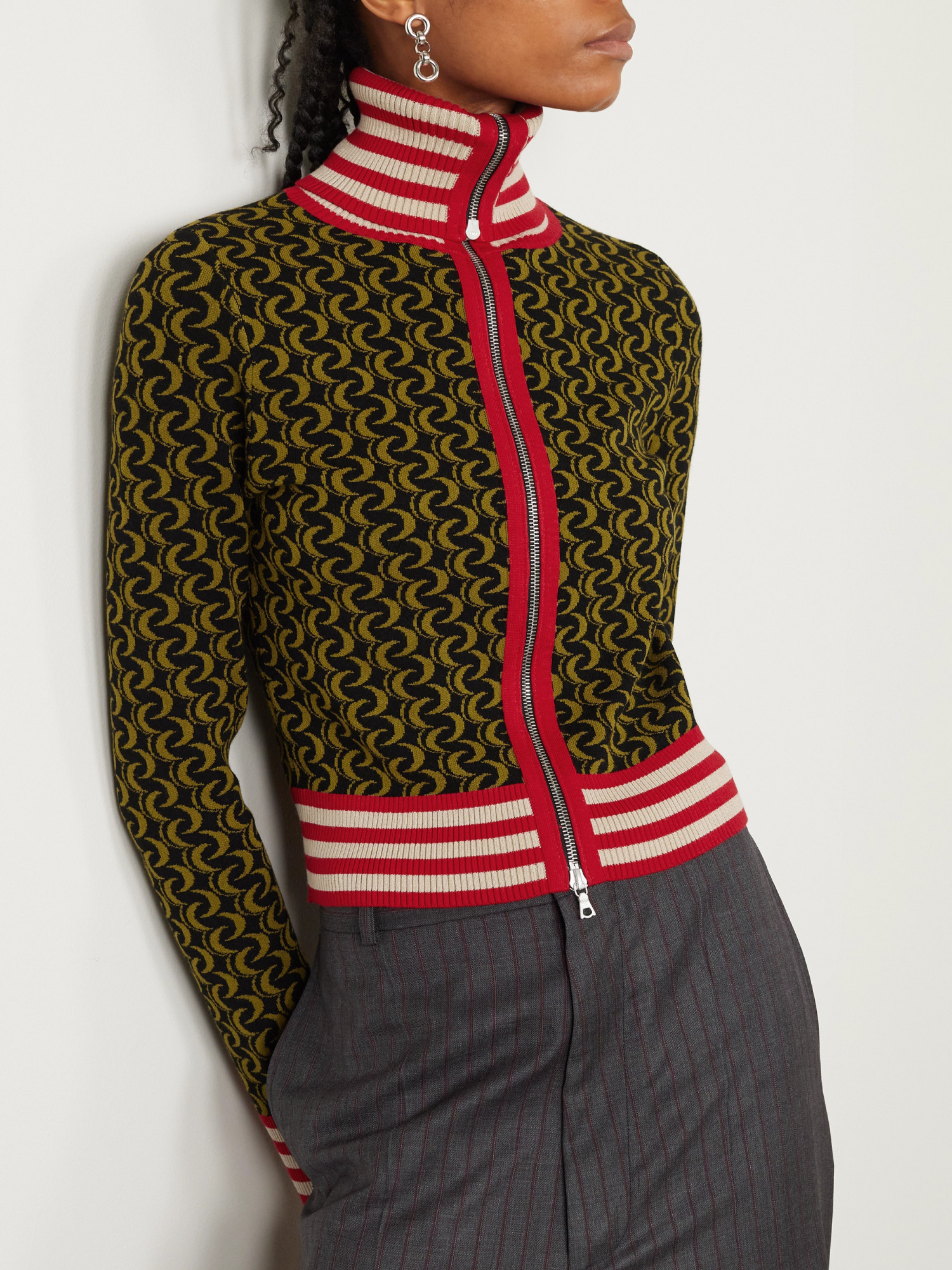 Dries Van Noten Long-sleeved Cardigan In Black