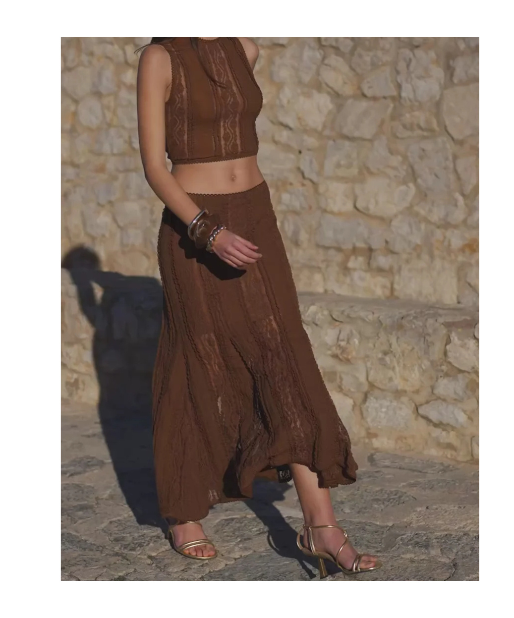 Charo Ruiz Asteria Top In Brown