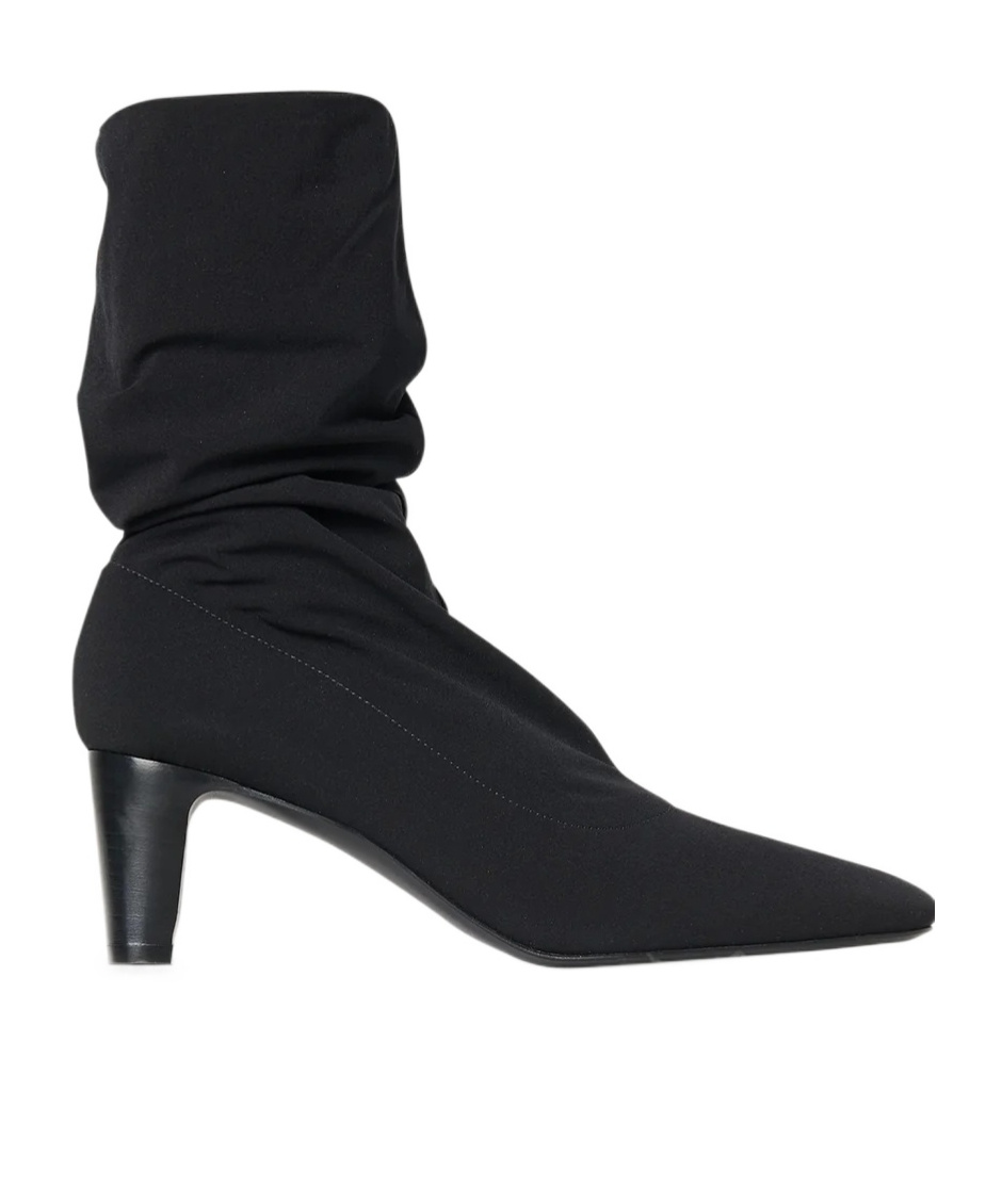 The Row 65mm Felice Stretch Ankle Boots In Black