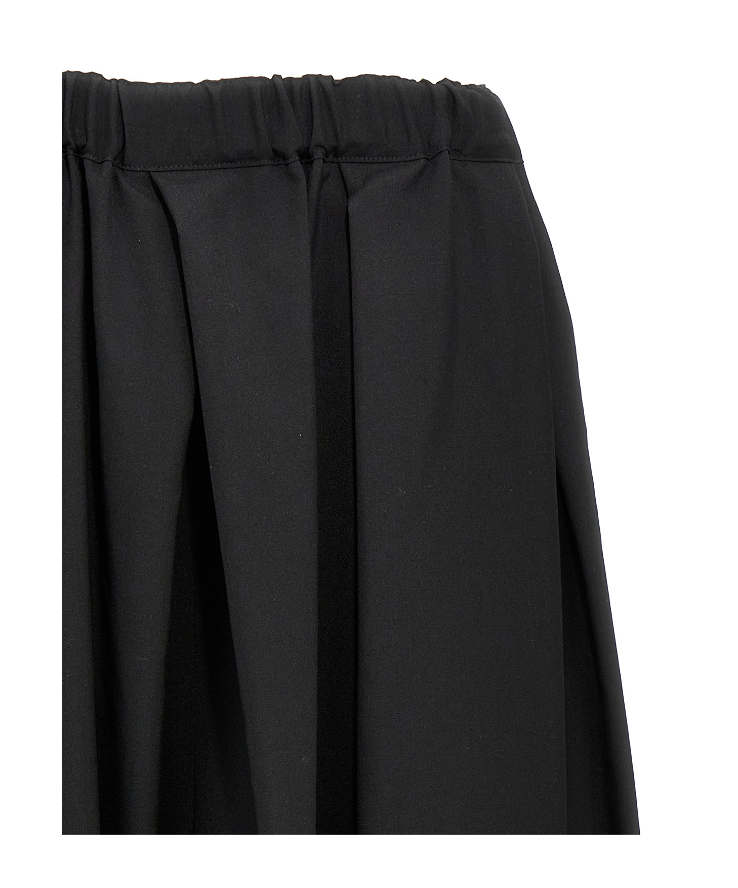 Shop Comme Des Garçons Cropped Trousers In Black