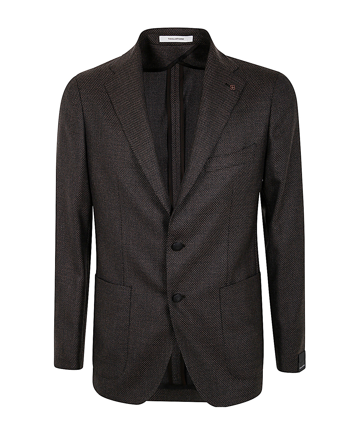 Tagliatore Man Single Breast Jacket In Black