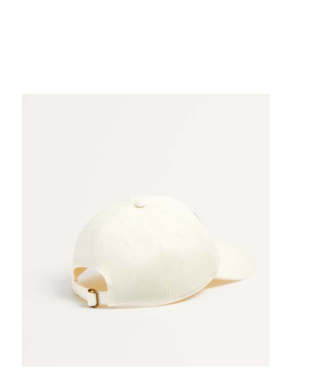 Valentino Logo Baseball Cap In White
