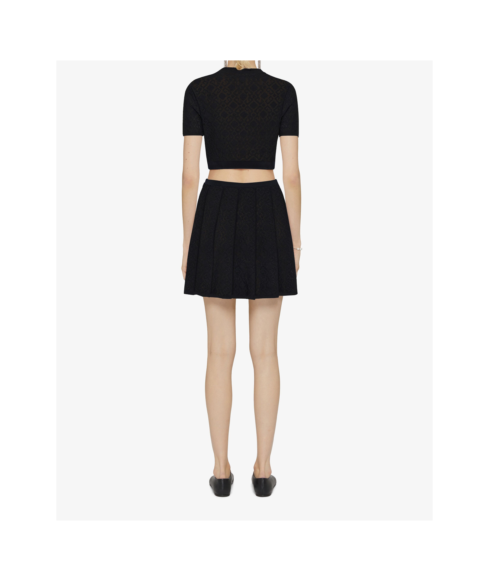 Givenchy Women Pleated Mini Skirt In Black