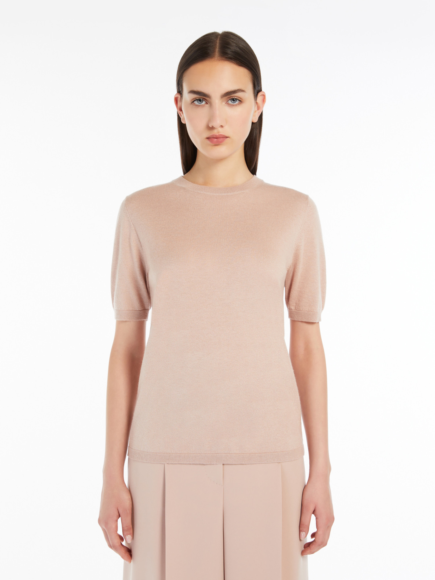 Max Mara Maxmara Warren Sweater Powder In Nude