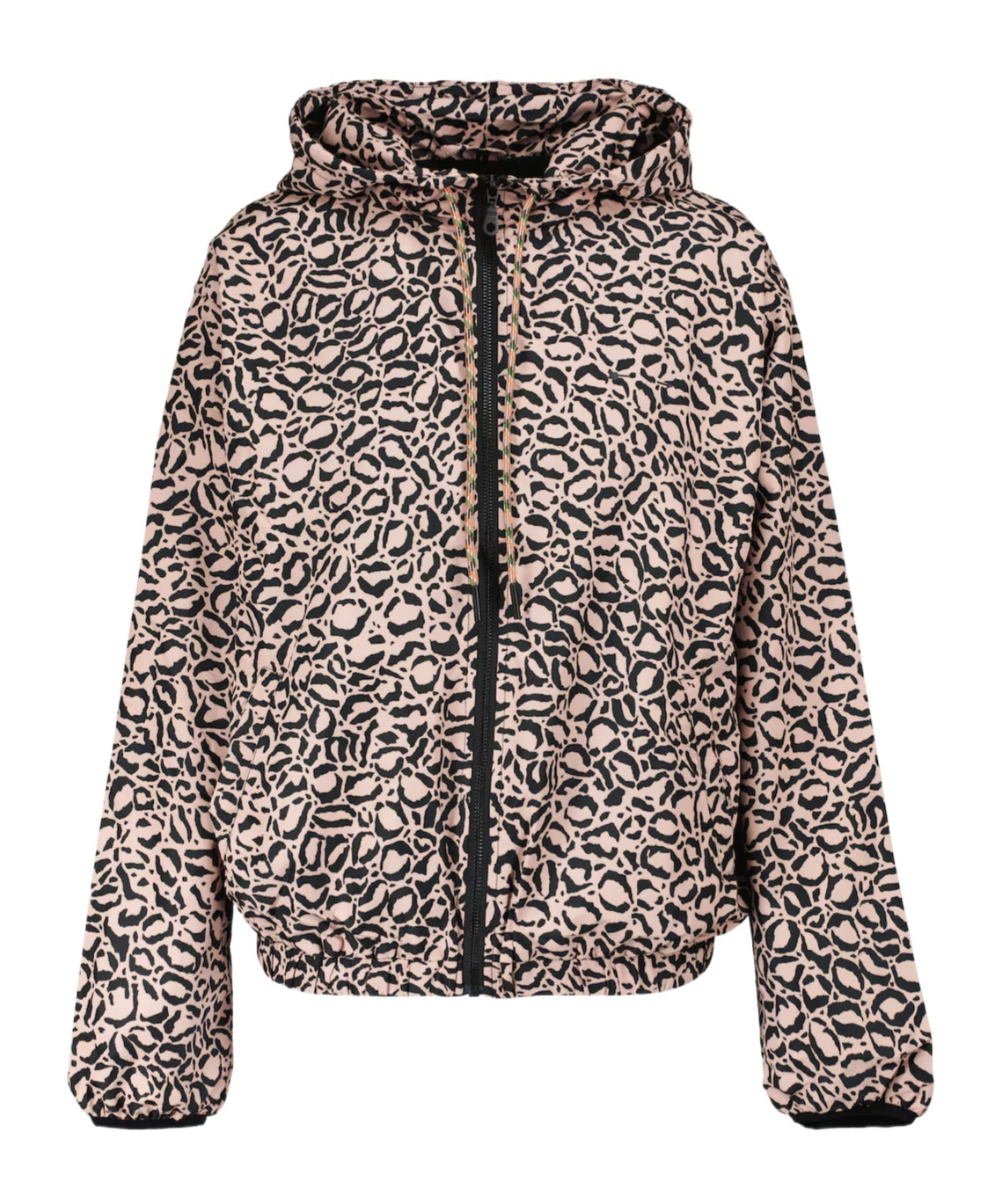 The Upside Drawstring Hooded Casual Jacket In Black