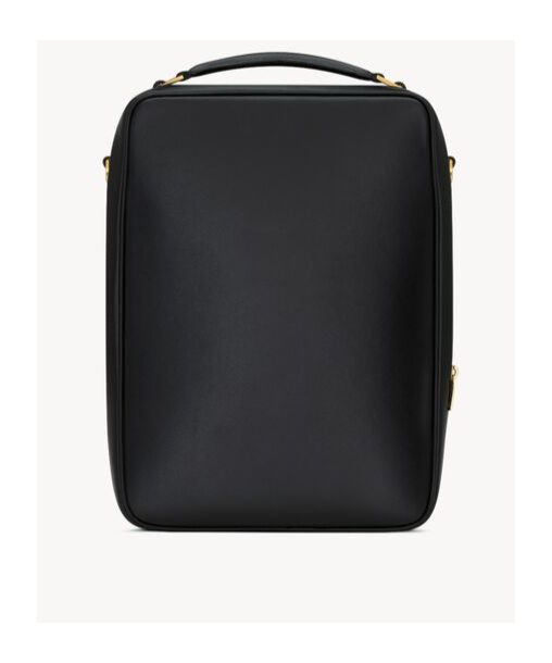 Saint Laurent Small Case In Smooth Leather In Black