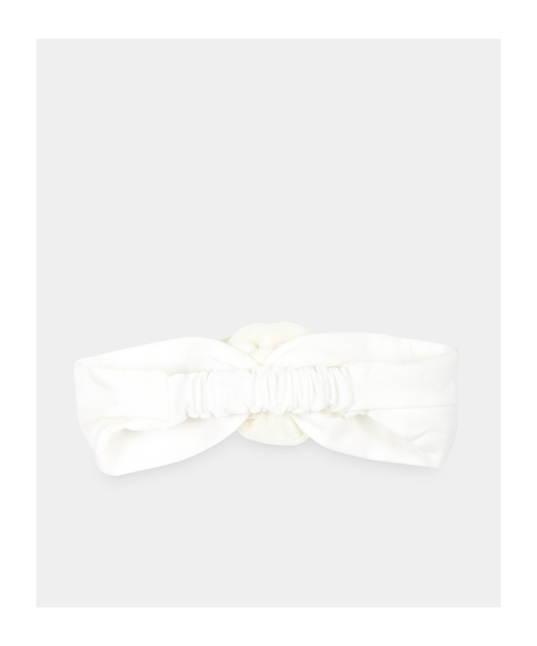 Monnalisa Velvet-flower Headband In White