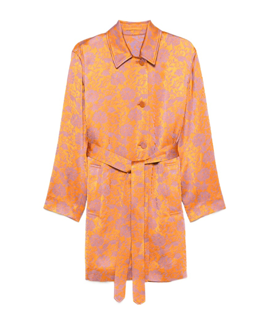 Dries Van Noten Ramblas Bis Coat In Multi