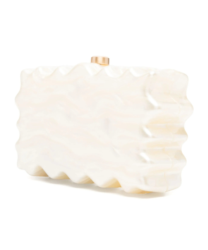Shop Cult Gaia Paloma Clutch Bag In White