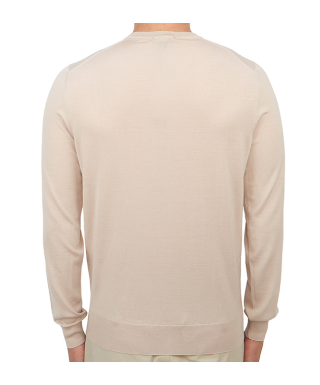 Drumohr Long-sleeved Sweater In Nude