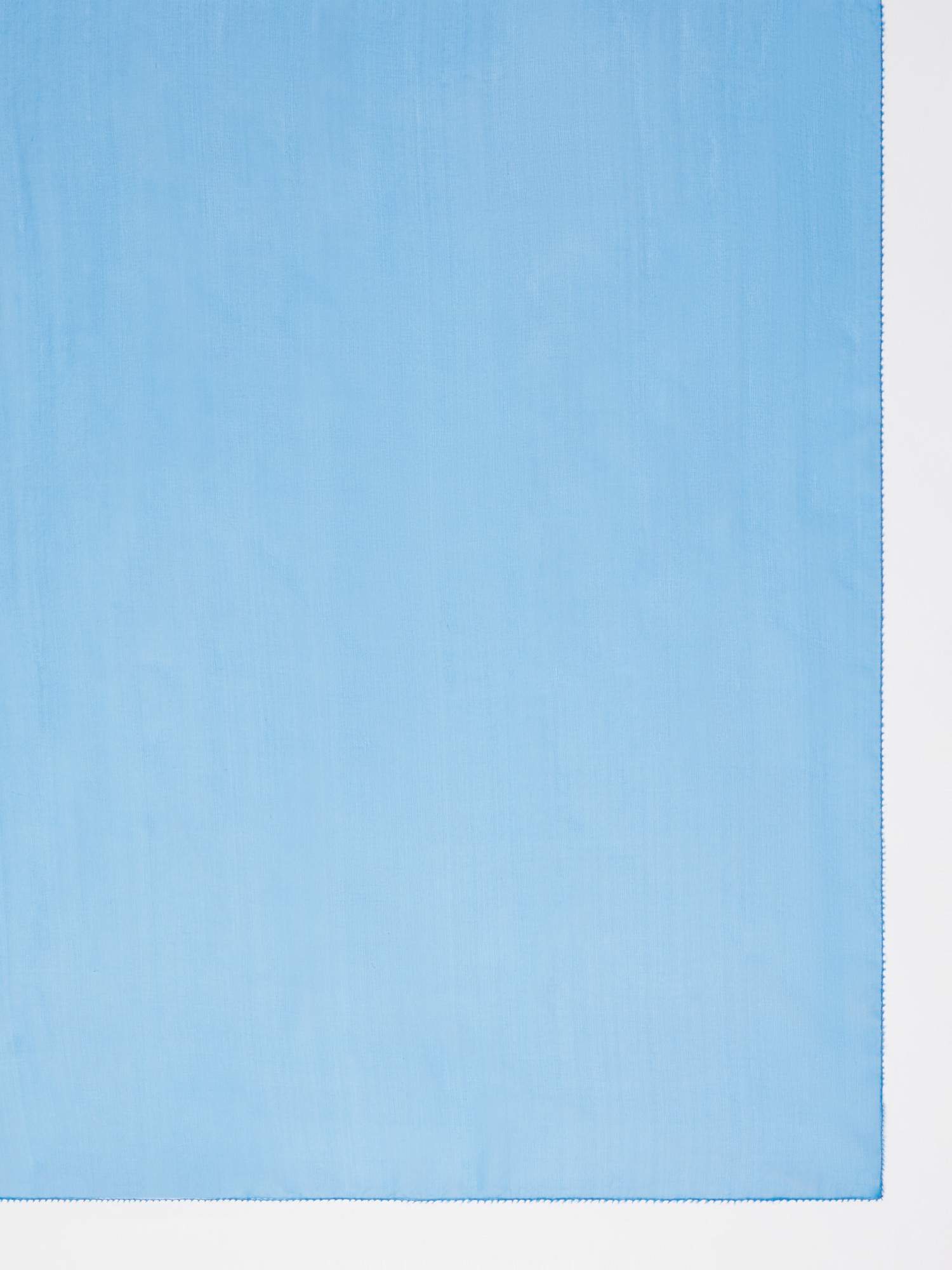 Max Mara Silk Chiffon Stole In Light Blue