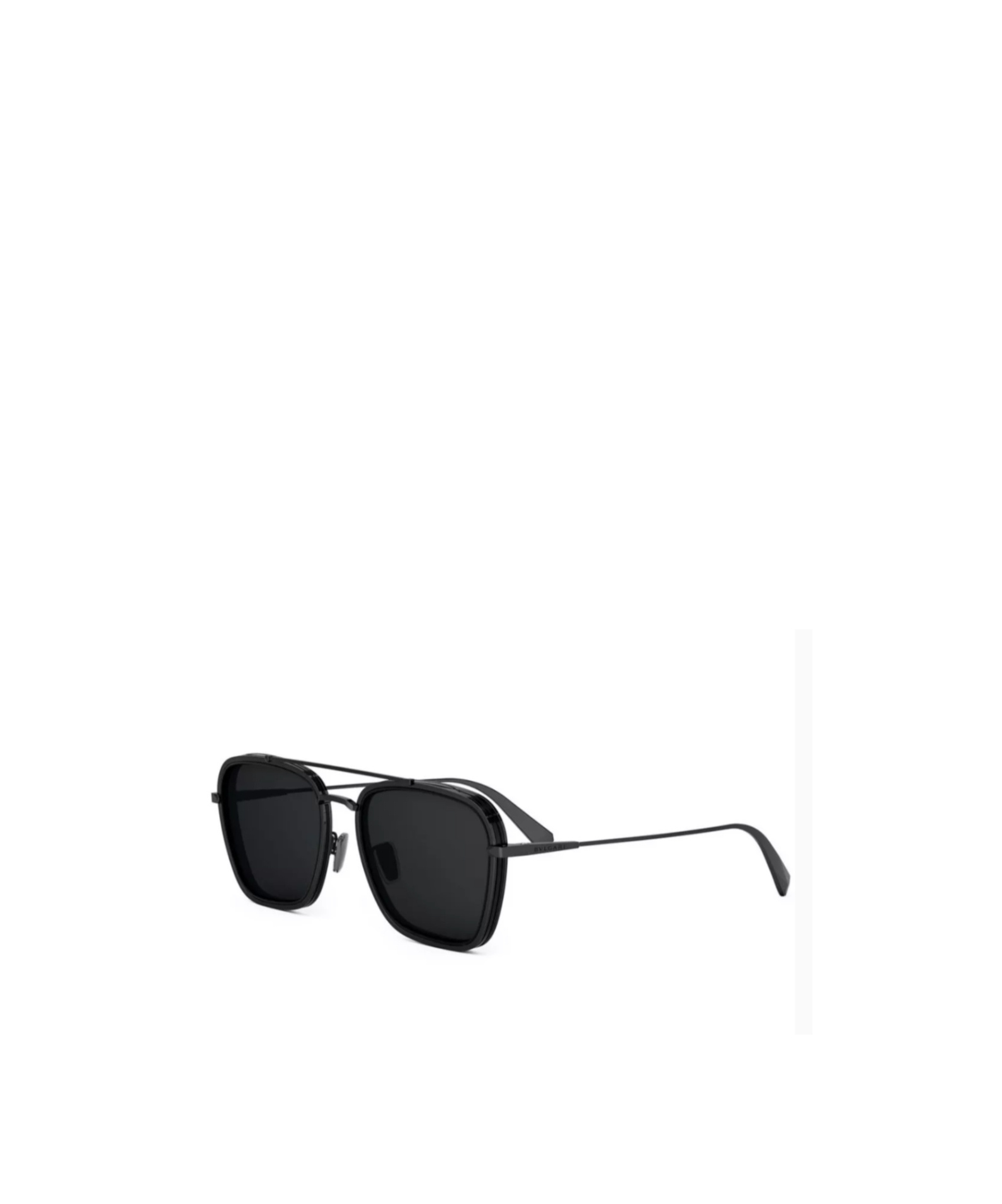 Shop Bvlgari Bulgari Square Frame Sunglasses In Black