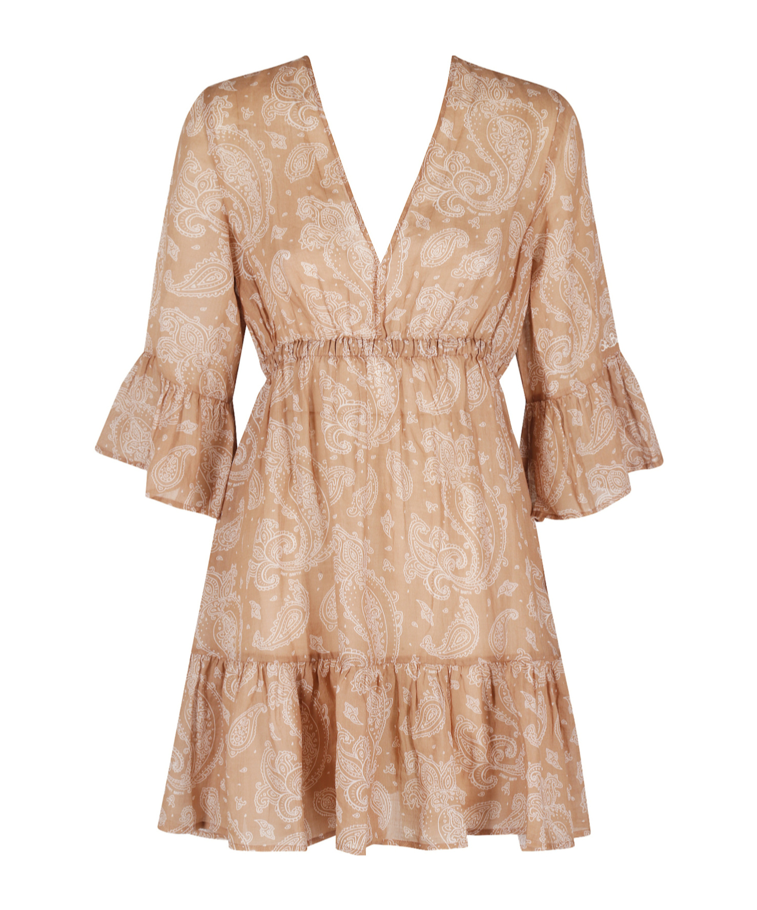 Shop Mc2 Saint Barth April Linen Dress