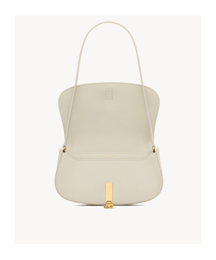 Saint Laurent Mini Voltaire Shoulder Bag In White