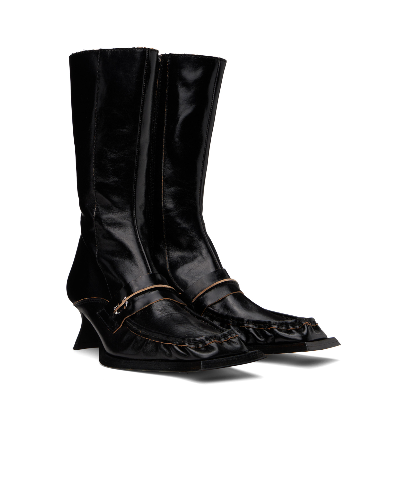 Shop Miista Halle Short Boots In Black